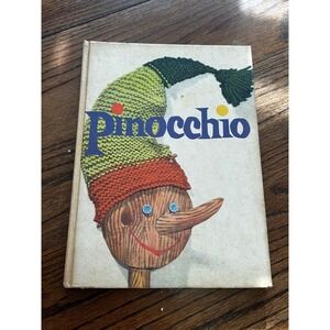 Vintage 1946 Pinocchio Hardcover Book Random House Josette Frank Illustration